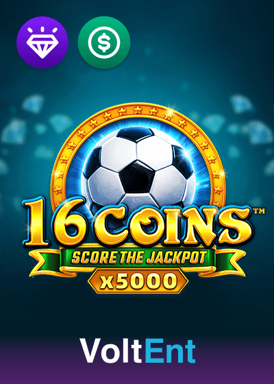 16 Coins x5000 Score the Jackpot