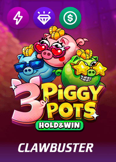 3 Piggypots Hold And Win