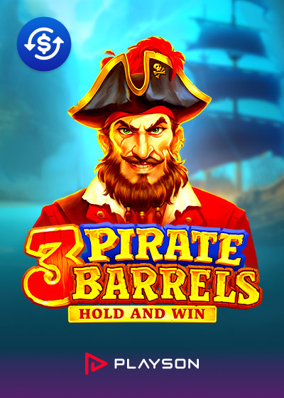 3 Pirate Barrels Hold and Win
