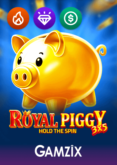 3x5 Royal Piggy Hold The Spin