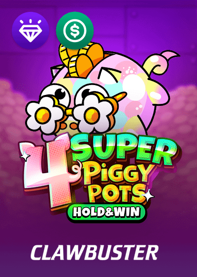 4 SUPER PIGGYPOTS HOLD And WIN