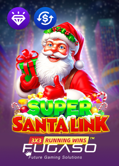 Super Santa Link Running Wins