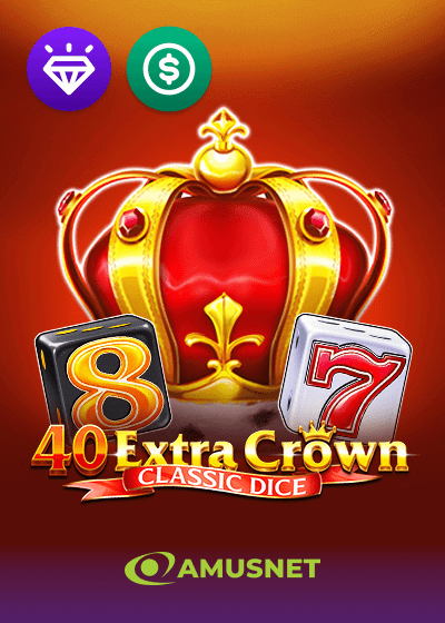 40 Extra Crown Classic Dice