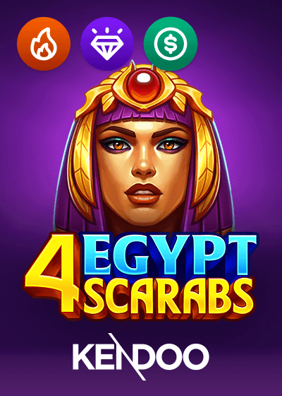 4 Egypt Scarabs